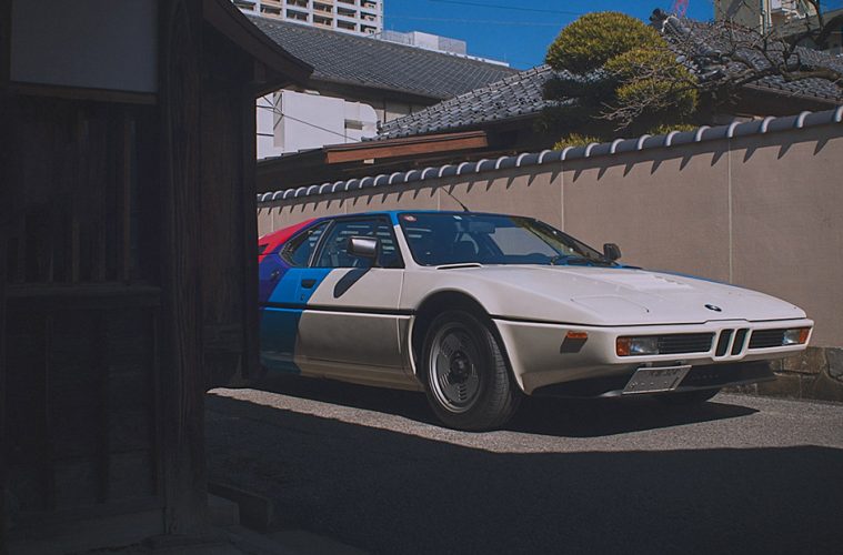 A BMW M1 photographed in Japan for the official 50th anniversary book for the BMW M Sport cars